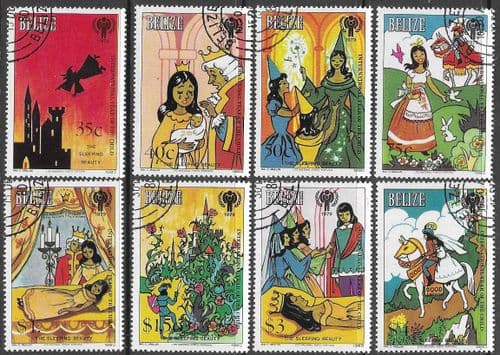 Belize 1979 International Year of the Child (2nd issue). Sleeping Beauty Set Fine Used