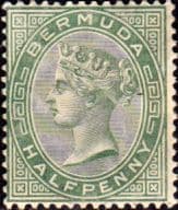 Bermuda 1883 Queen Victoria SG 21a Fine Mint