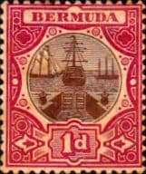 Bermuda 1902 Dry Dock SG 32 Fine Mint