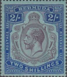 Bermuda 1918 King George V SG 51b Fine Mint