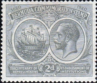 Bermuda 1920 King George V Institutions Tercentenary SG 61 Fine Mint