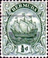 Bermuda 1922 King George V Galleon SG 77 Fine Used