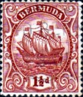 Bermuda 1922 King George V Galleon SG 79b Fine Used