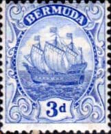Bermuda 1922 King George V Galleon SG 83 Fine Mint