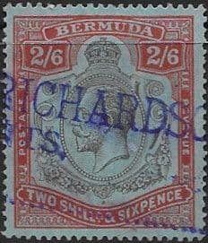 Bermuda 1924 King George V SG 89 Good Used