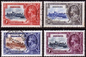 Bermuda 1935 King George V Silver Jubilee Set Fine Used