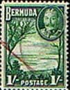 Bermuda 1936 King George V SG 105 Grape Bay Paget Parish Fine Used