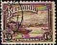 Bermuda 1936 King George V SG 106 Red Hole Paget Fine Used