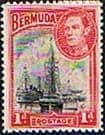 Bermuda 1938 King George VI SG 110 Hamilton Harbour Fine Mint