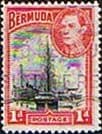 Bermuda 1938 King George VI SG 110 Hamilton Harbour Fine Used