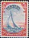 Bermuda 1938 King George VI SG 112a Yacht Lucie Fine Mint