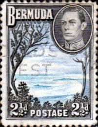 Bermuda 1938 King George VI SG 113a Grape Bay Paget Parish Fine Used