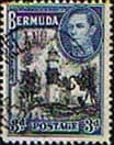 Bermuda 1938 King George VI SG 114a St Davids Lighthouse Fine Used