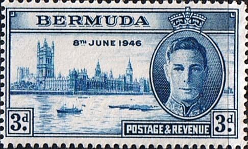 Bermuda 1946 King George VI Victory SG 124 Fine Mint