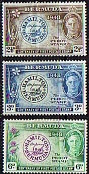 Bermuda 1949 The Perot Stamp Set Fine Mint