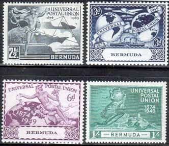 Bermuda 1949 Universal Postal Union Set Fine Mint