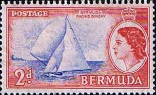 Bermuda 1953 Queen Elizabeth SG 138 Racing Dinghy Fine Mint