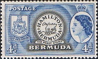 Bermuda 1953 Queen Elizabeth SG 141 The Perot Stamp Fine Mint