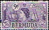 Bermuda 1953 Queen Elizabeth SG 143b Sea Venture Fine Used