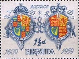 Bermuda 1959 350th Anniv of Settlement SG 157 Fine Mint