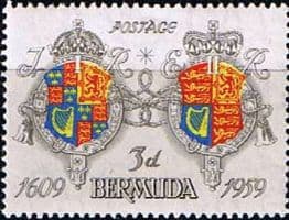 Bermuda 1959 350th Anniv of Settlement SG 158 Fine Mint