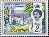 Bermuda 1962 SG 164 Church of St Peter Fine Mint