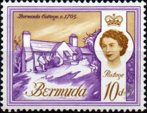Bermuda 1962 SG 170a Cottage circa 1705 Fine Mint