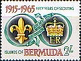 Bermuda 1965 Fifty Years Of Scouting Fine Mint