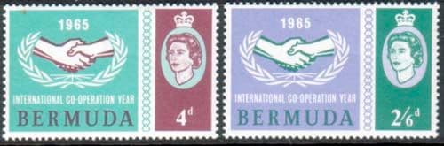 Bermuda 1965 International Co-operation Year Set Fine Mint