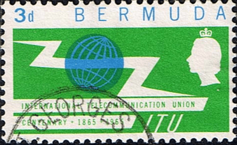 Bermuda 1965 International Telecommunication Union SG 184 Fine Used