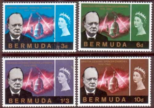 Bermuda 1966 Churchill Set Fine Mint
