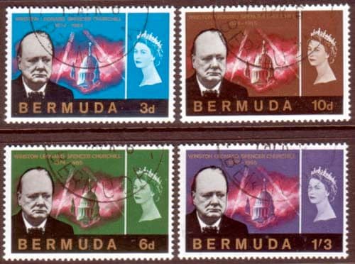 Bermuda 1966 Churchill Set Fine Used
