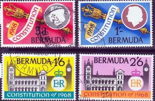 Bermuda 1968 New Constitution Set Fine Used