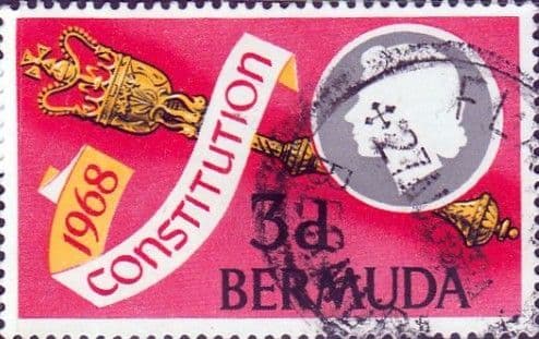 Bermuda 1968 New Constitution SG 216 Fine Used