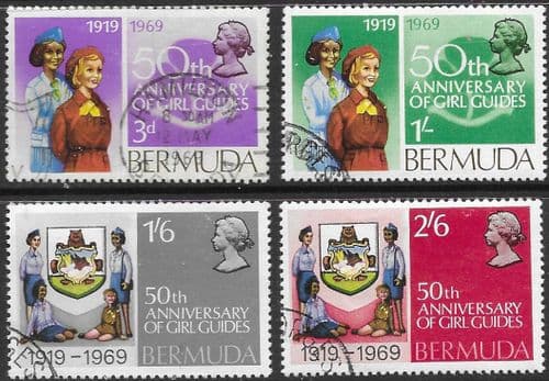 Bermuda 1969 Girl Guides Set Fine Used
