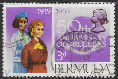 Bermuda 1969 Girl Guides SG 224 Fine Used