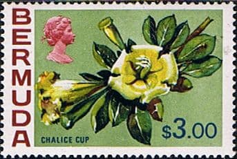 Bermuda 1970 Flowers SG 265a Chalice cup Flower Fine Mint