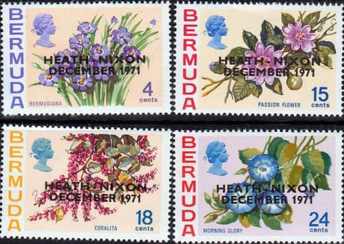 Bermuda 1971 Anglo-American Talks Set Fine Mint