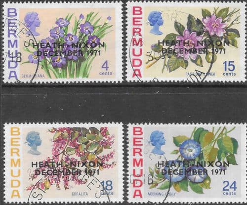 Bermuda 1971  Anglo-American Talks Set Fine Used