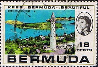 Bermuda 1971 SG 273 Keep Bermuda Beautiful Gibbs Hill Lighthouse Fine Used