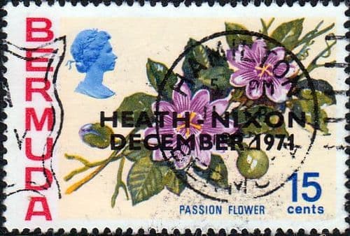 Bermuda 1971 SG 284 Anglo-American Talks on Passion Flower Fine Used