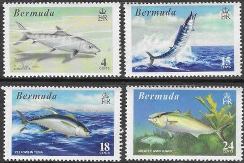 Bermuda 1972 World Fishing Records Set Fine Mint