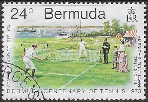 Bermuda 1973 Centenary of Lawn Tennis SG 302 Fine Used