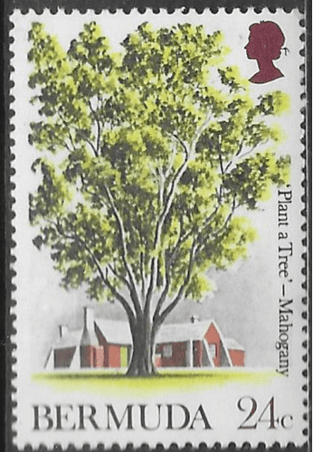 Bermuda 1973 SG 294 Tree Planting Mahogany Tree Year Fine Mint