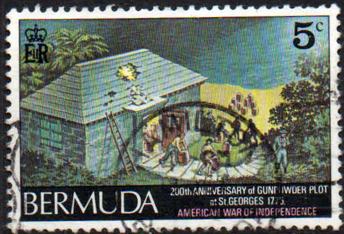 Bermuda 1975 Gunpowder Plot SG 335 Fine Used