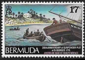 Bermuda 1975 Gunpowder Plot SG 336 Fine Mint