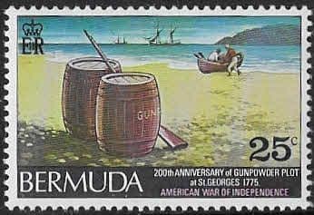 Bermuda 1975 Gunpowder Plot SG 338 Fine Mint