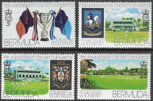 Bermuda 1976 Cricket Set Fine Mint