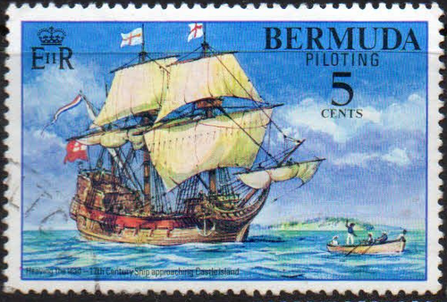Bermuda 1977 Piloting SG 379 Fine Used