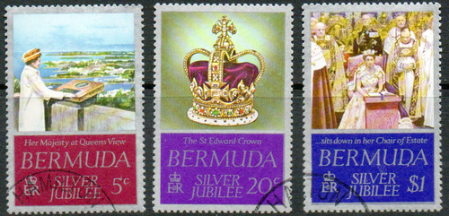 Bermuda 1977 Royal Silver Jubilee Set Fine Used